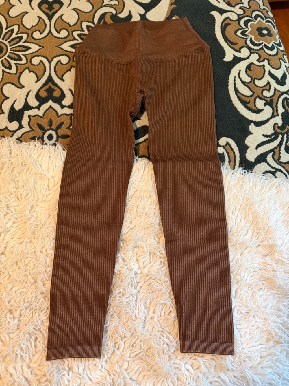 Balance Athletica Ribbed Brown Leggings